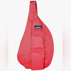 Kavu Rope Sack Canvas Sling Bag Adjustable Strap Pockets Hiking Walking Biking